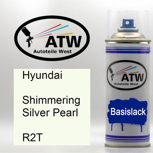 Hyundai, Shimmering Silver Pearl, R2T: 400ml Sprühdose, von ATW Autoteile West.